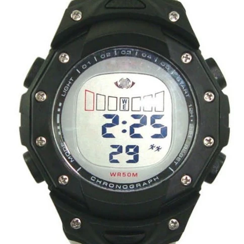 Stopwatch daily alarm wristwatch for training men alarm digital watch