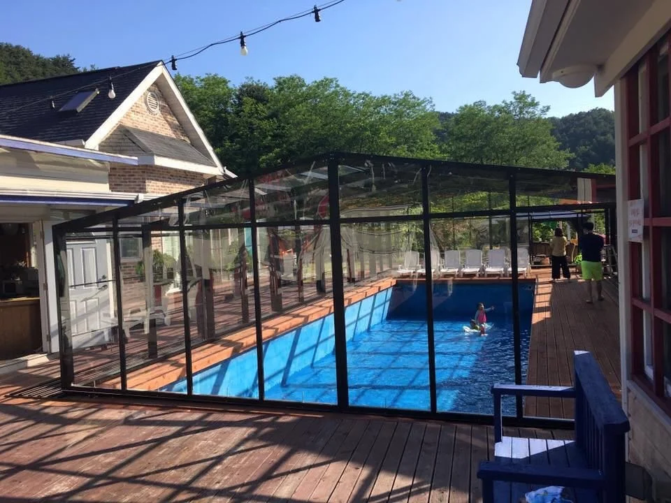 Swimming Pool Enclosure Residential / Swimming Pool Dome Cover