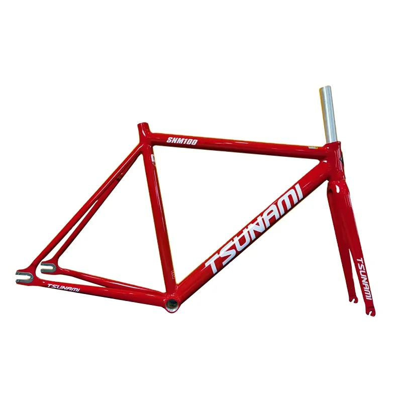 55CM Bike Parts Single Speed Track Bicycle Frame Low Weight 55CM Fixed Gear Bike Frame for Road Bike