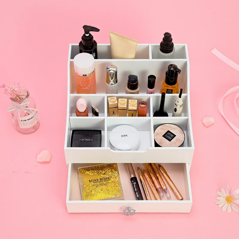 MDF perfume wooden box  storage jewelry  case with wooden watch box travel jewelry case