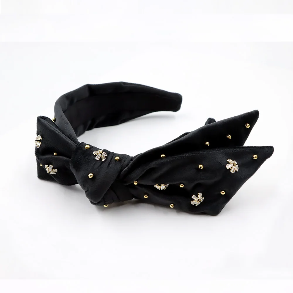 winter season fabric velvet cotton fashion women hairband latest hairband designs
