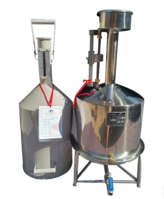 Standard  metal measuring can for fuel dispenser