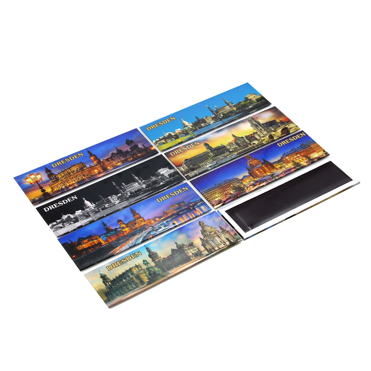 Custom Design 3D Metal Photo Fridge Magnet Tinplate Refrigerator Fridge Magnets Tourist Souvenir Tin Fridge Magnets