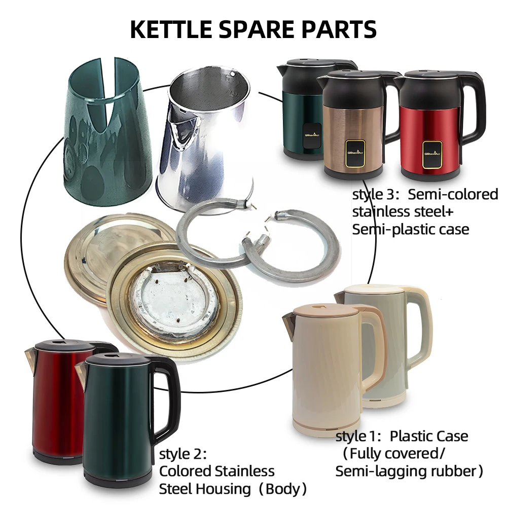 Davinci 2024 hot sale factory supply double layer kettle skd/ckd materials parts