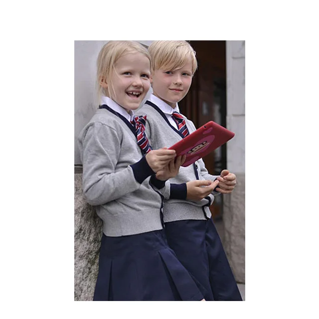 
latest western style viscose sweater primary kindergarten school kids uniforms 