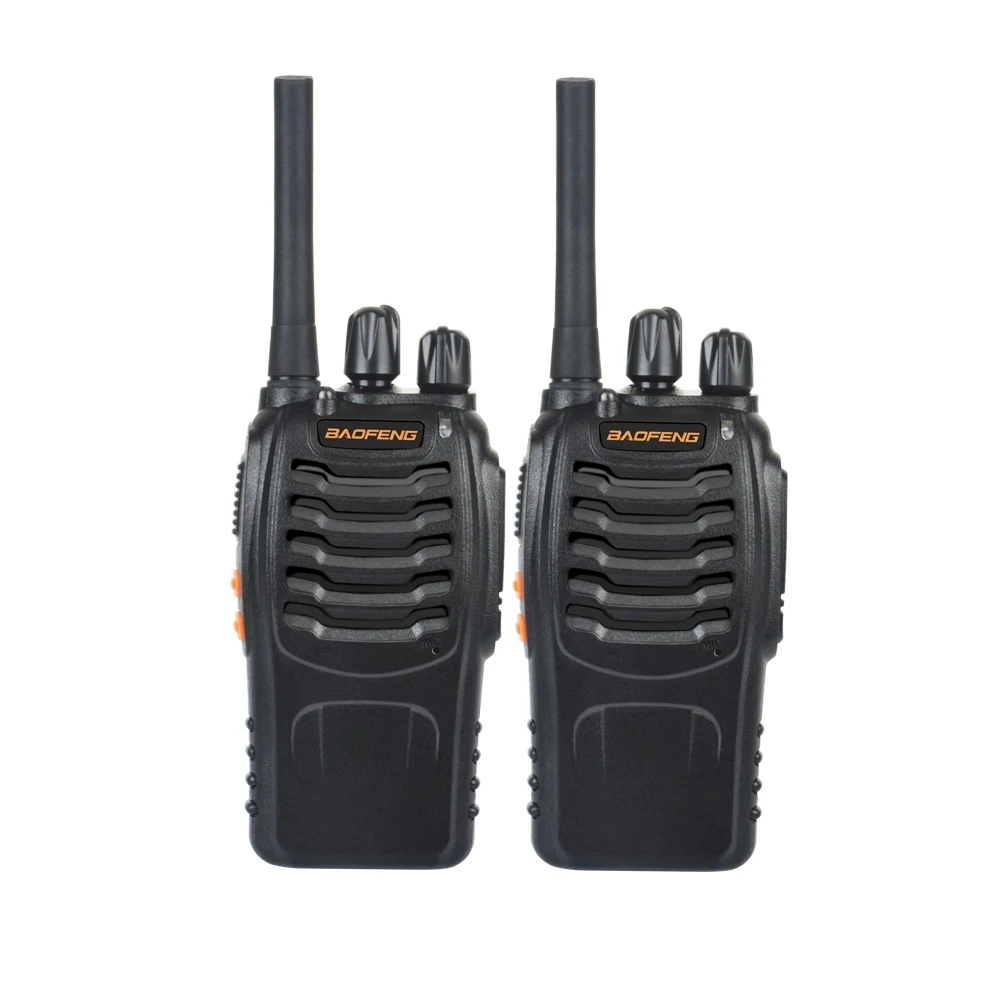 Новинка, BF-888H двухстороннее радио UHF 400-470 МГц, портативная рация с USB-зарядным устройством, наушники с двумя диапазонами