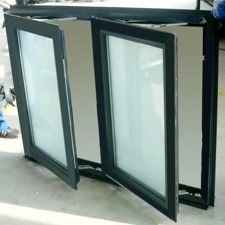 Заводская цена закаленное стекло навесные окна алюминиевая рама окно