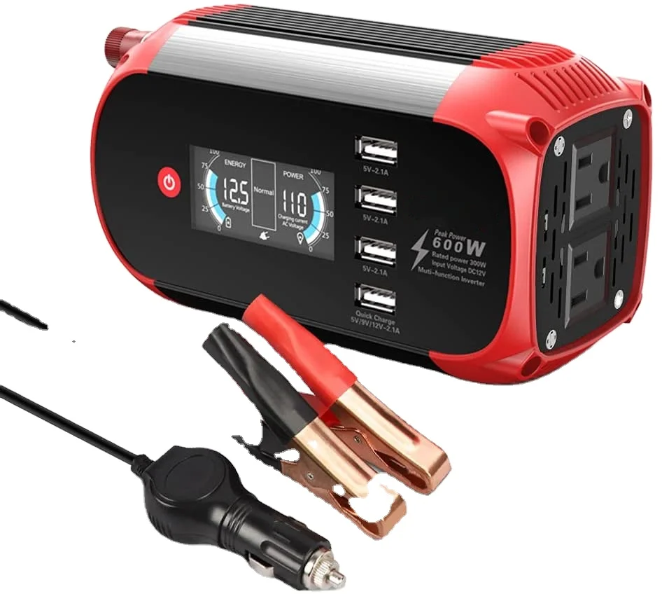 Новое поколение 12В-500w интеллигентая (ый) Многофункциональная модифицированный синусоидный инвертор солнечный автомобиля домашний Инвертор постоянного тока в постоянный преобразователи