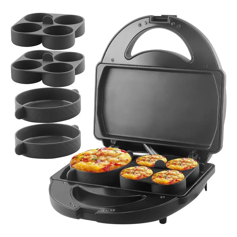 Hot Sales Detachable Removable Dessert Cup Cake Waffle Stick Pancake Cake Pop 4 Slice Toaster Sandwich Maker