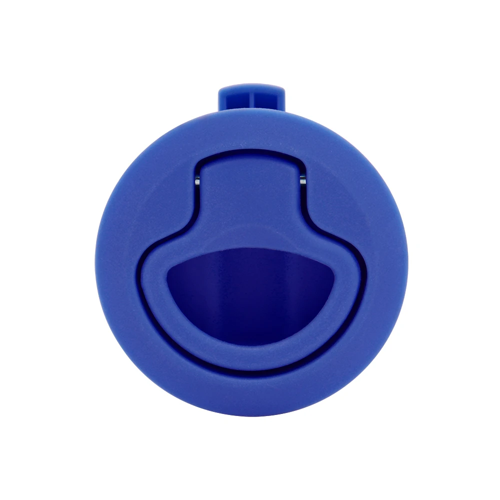 Flush Pull Slam Latch Hatch Round Pull Latch black Plastic compression latch  for RV Boat Marine trailer