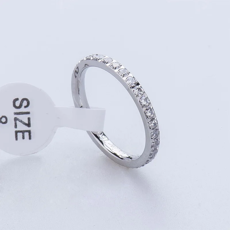 Wholesale Fashion Jewelry Rings Cubic Zirconia Stainless Steel Rings for Women Men
