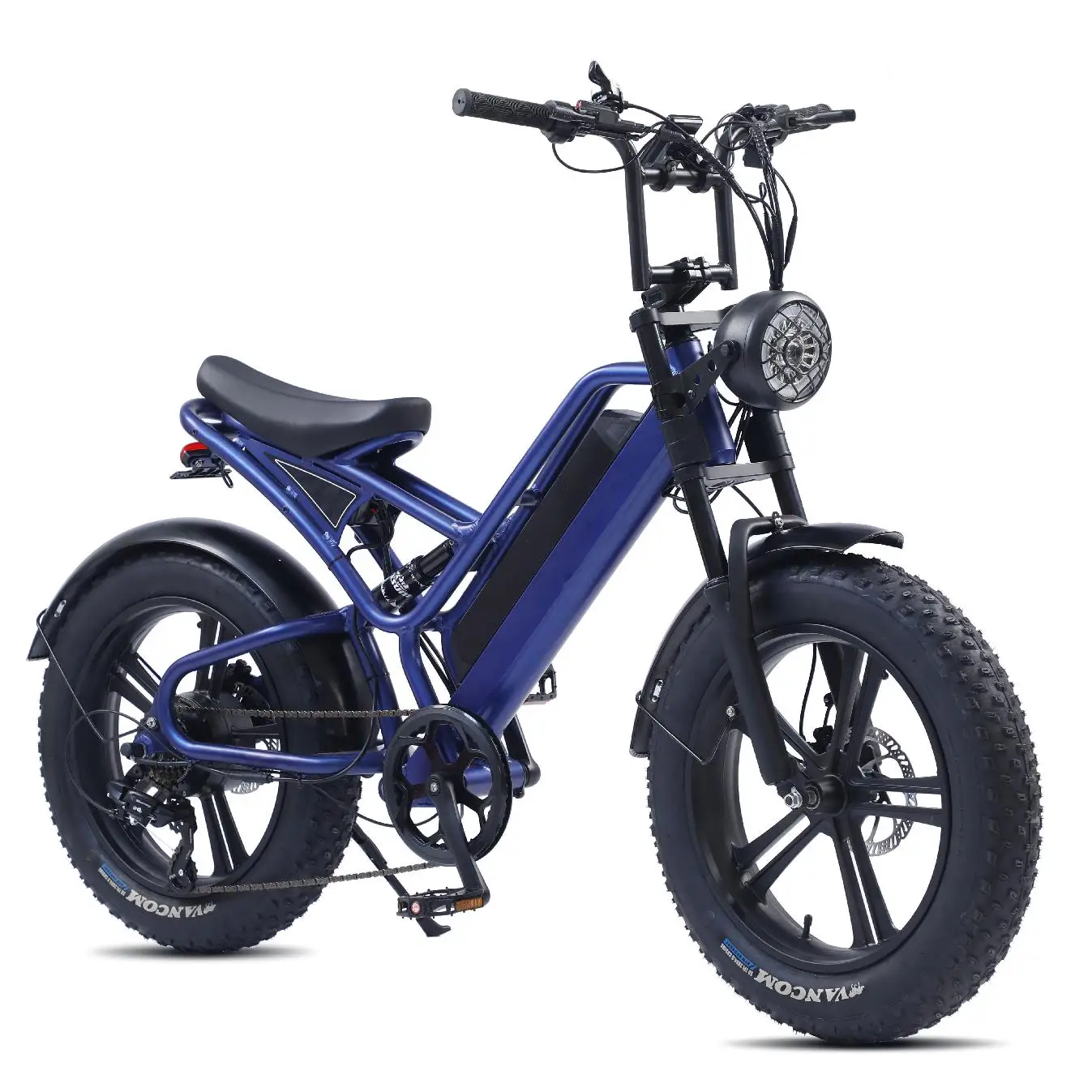 Cycle 2024 New 48V 500/750/1000W 20*4 Inch Cheap Fat Tire Chopper Electric Bike