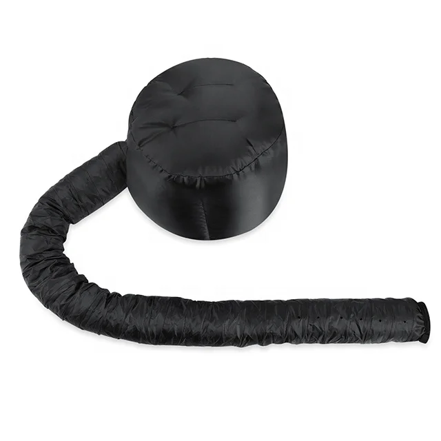 Attachable deep conditioning hands free soft  diffuser bonnet hood hair dryer attachment