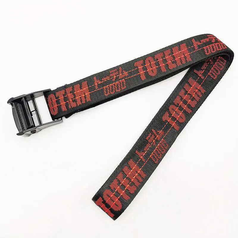 YWHCHI Stylish Woven Belts for Men Embroidered Belt Custom Made Fabric Webbing Canvas Waist Belts