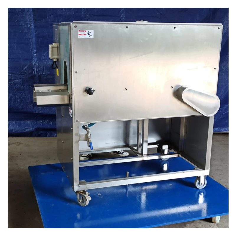 Frozen fish pork diced chicken breast cube cutting machine electric pork skin cut chop dice cuber machine