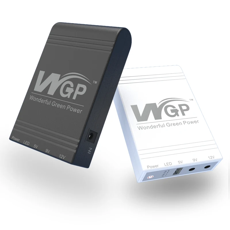 WGP MINI UPS 18650 литий-ионный аккумулятор портативный USB многоразовый выход мини-ИБП для Wi-Fi маршрутизатора