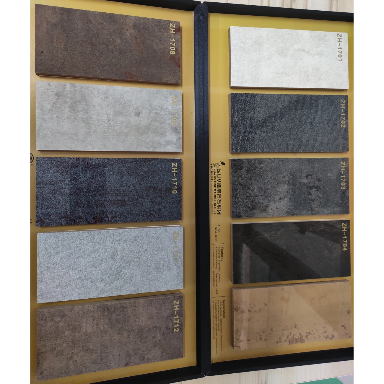 
Marble style stone grain decorative kitchen cabinet door board panel 