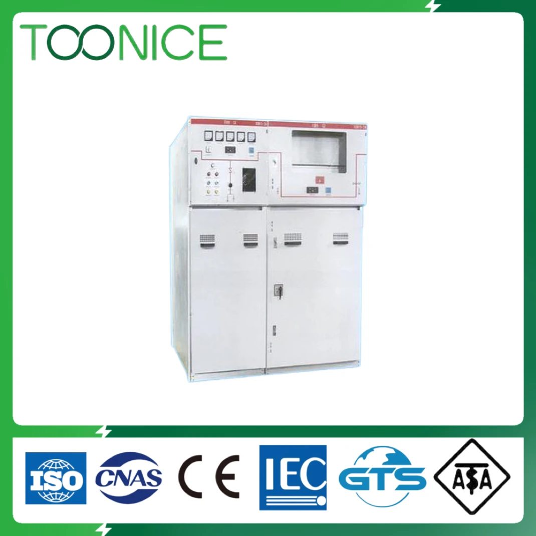 Toonice SF6 Indoor Switchgear 6KV 6.6KV 10KV 11KV 12KV MV & HV Ranges Three Phase Rated Voltage Solid Insulated Ring Main Unit