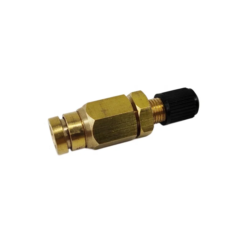 6mm OD Tubing Brass Air Tank Fill Valve