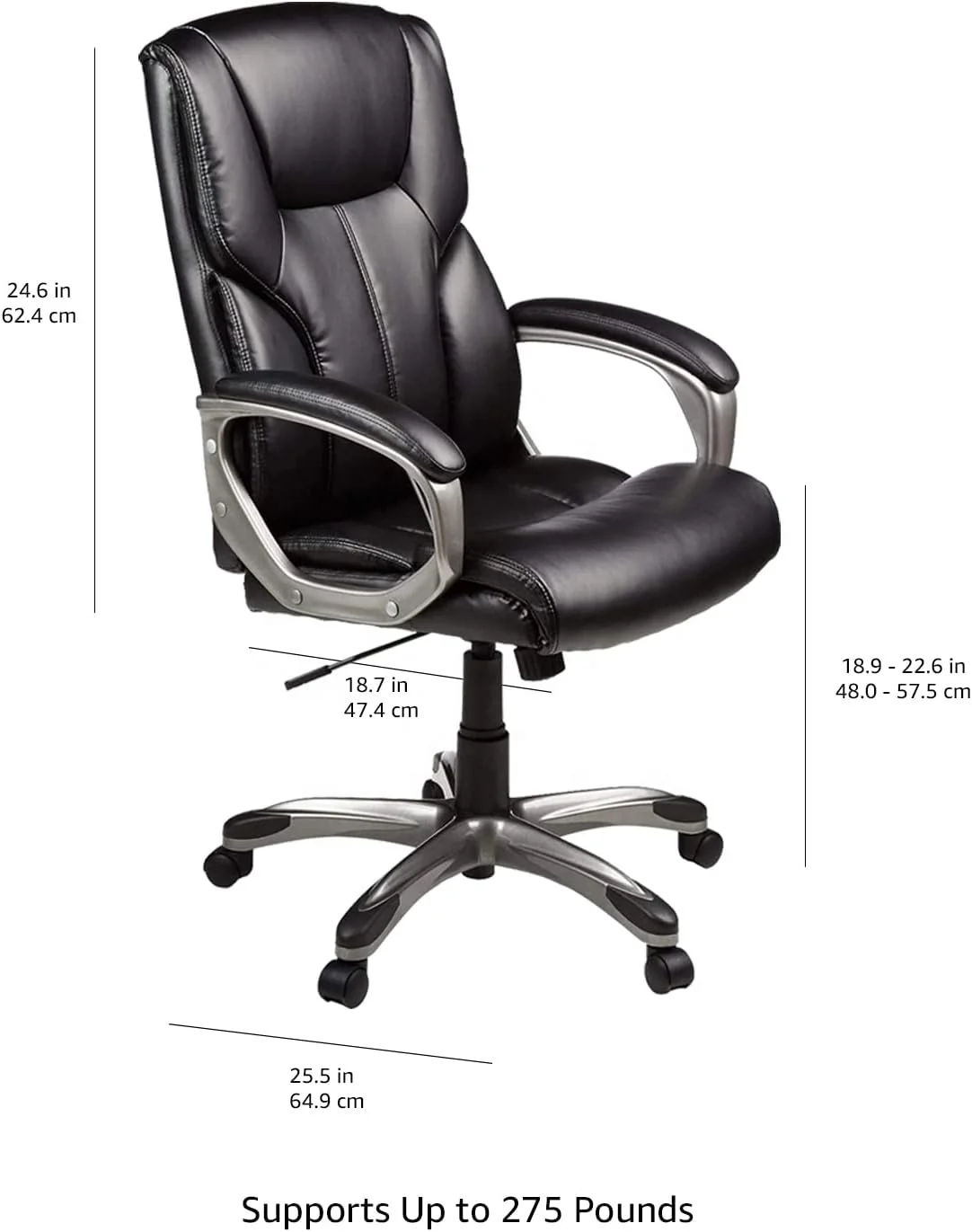 Free Sample Factory Price Metal Base Silla De Oficina Brown Desk Visitor Meeting Manager Office Chair with Flip up Armrests