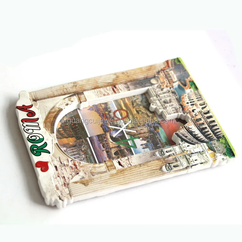 Wholesale custom design city Rome Italy souvenir family  bulk 4x6 picture frames