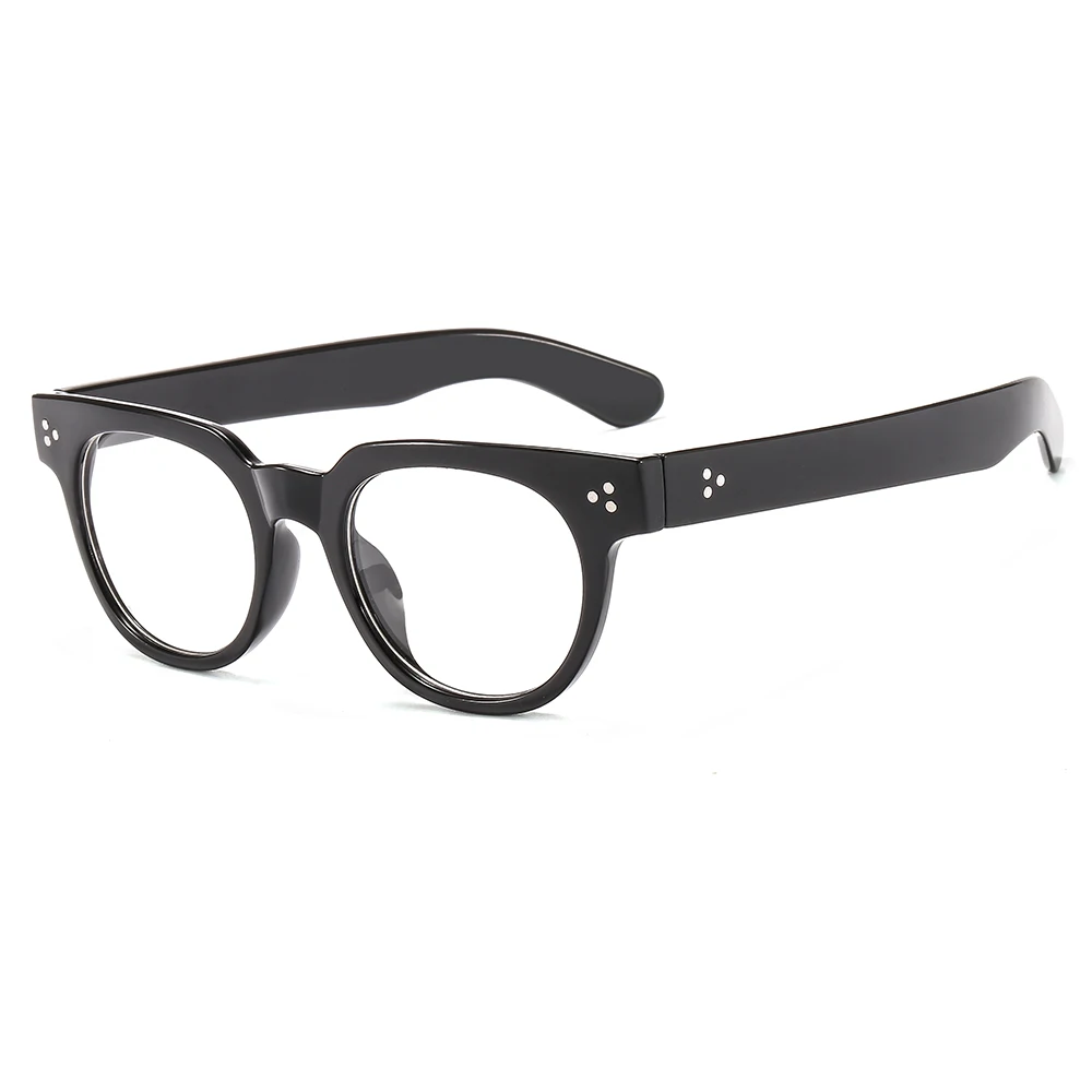 Eyeglass Frame Retro Round Frame Metre Flat Lens Star Frame Glasses Male