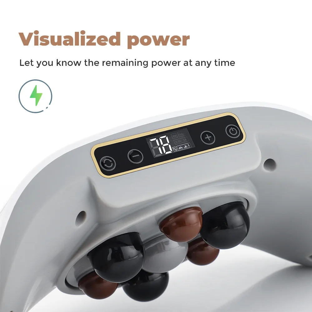 Bian stone Hot compress vibration slimming belly  fat burner abdominal waist massager belt
