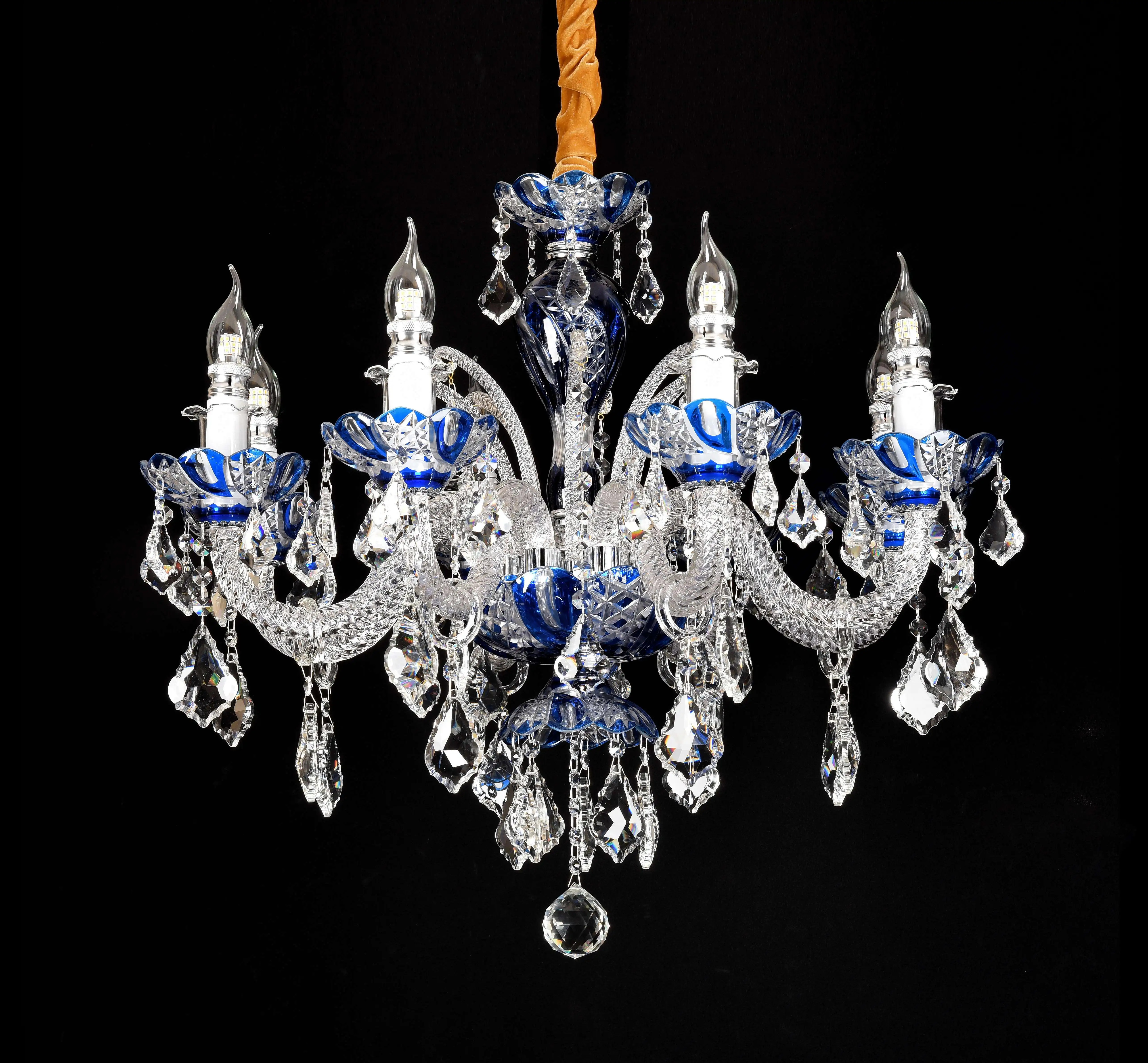 Crystal Chandelier 5 Lights Crystal-Like Acrylic Clear Color