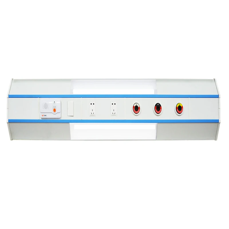 Medical Gas Supply Oxygen Outlet Hospital Bed Head Unit For Icu Hospital Ward Equipment