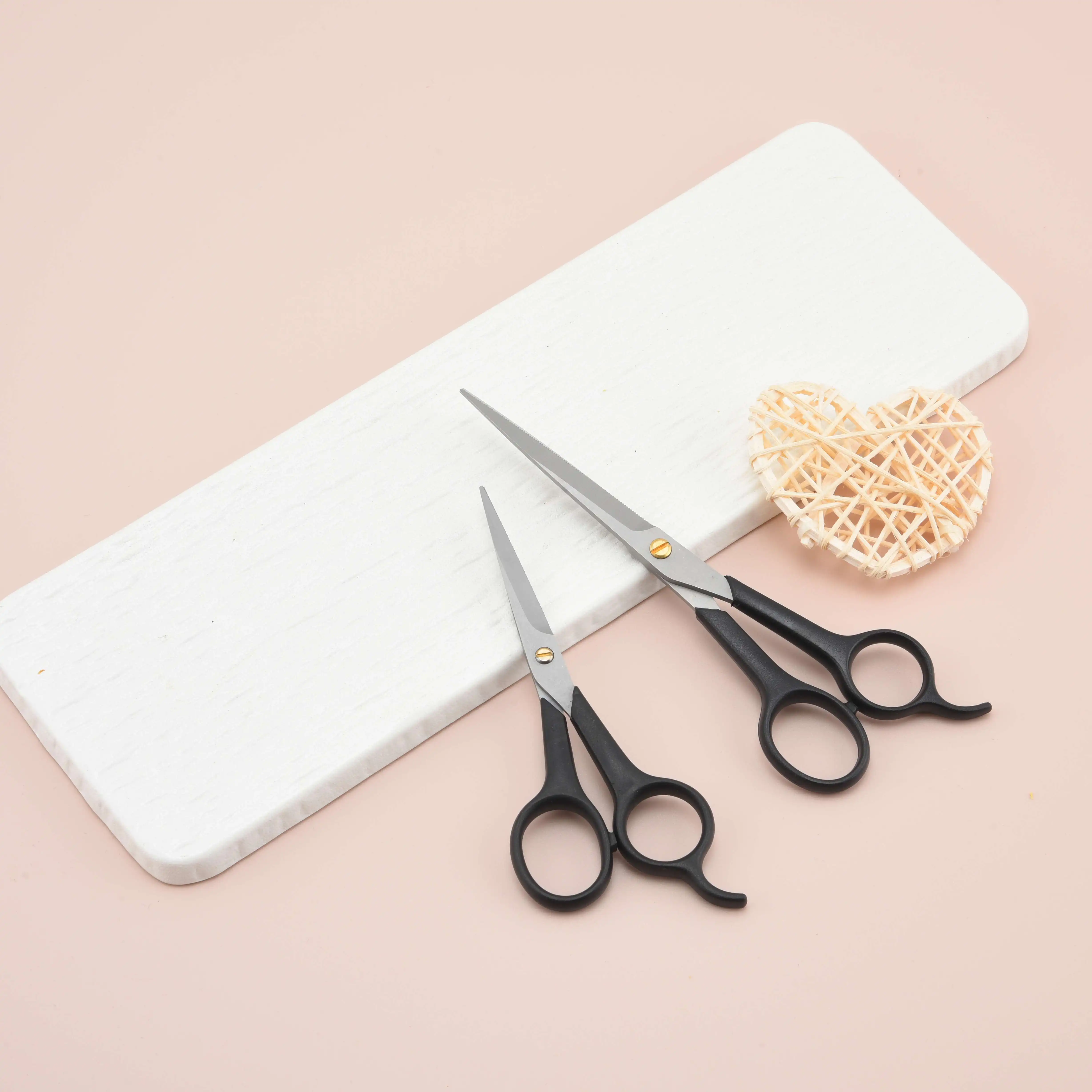 High Quality Stainless Steel Home Salon Haircut Barber Scissors With Abs Handle