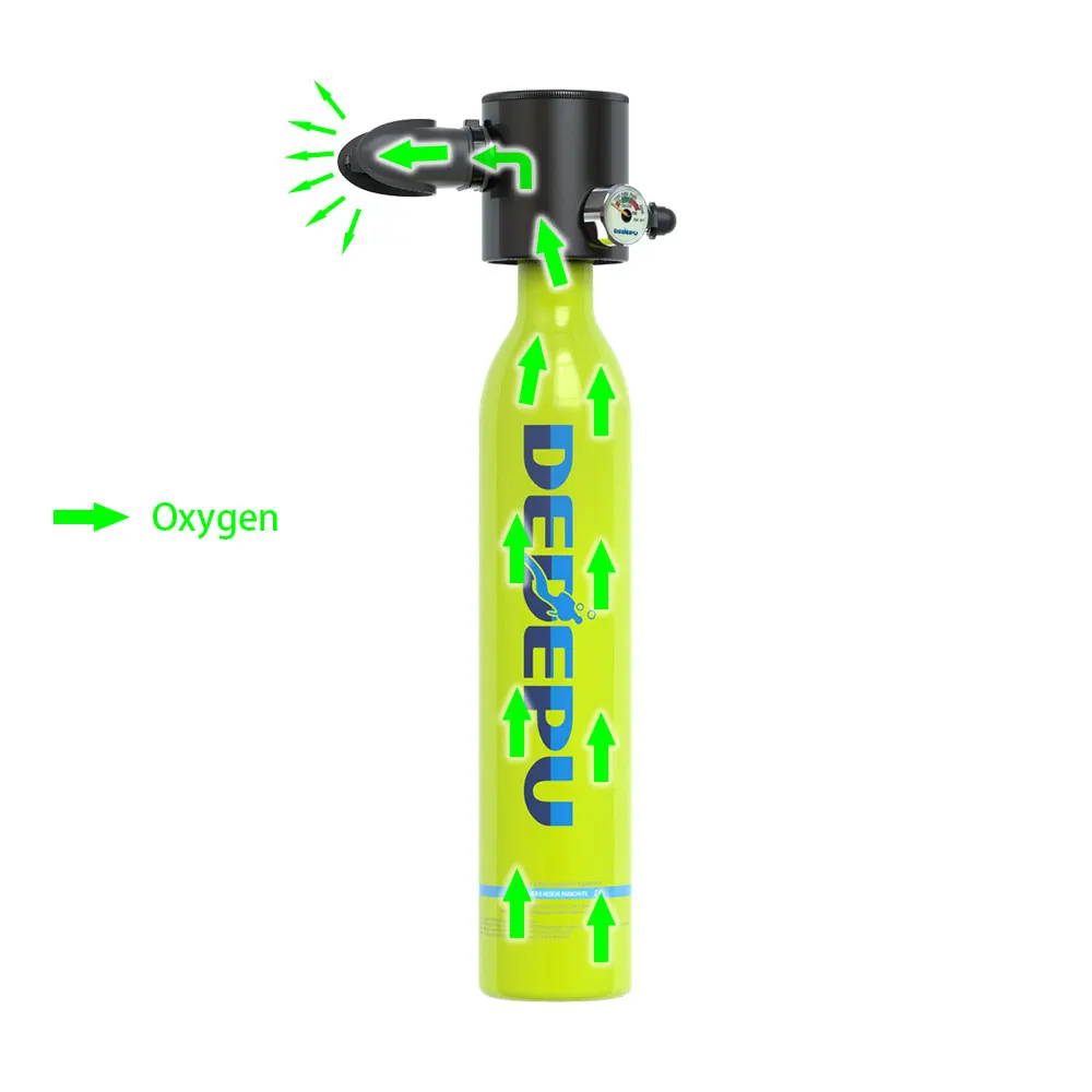 DEDEPU 0.5L refill cylind dive mini scuba diving air tank Equipment scuba dive oxygen air tank
