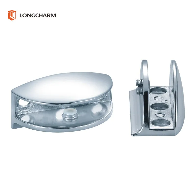 factory price glass holder wall mounted glass corner bracket clip