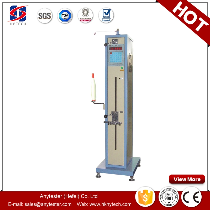 HY061C Electronic Yarn Breaking Intension Strength Testing Machine Single Yarn Strength Tester