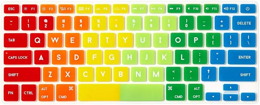 Для macbook air 2021 крышка Корейская клавиатура москитная сетка различных цветов для ноутбука корпус защитный чехол покрытие