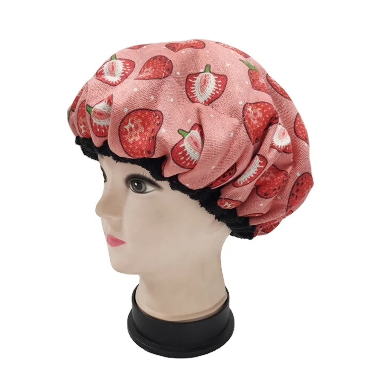 Best Selling Product Reusable Cordless Flaxseed Hair Steaming Deep Conditioning Heat Cap heat treatment cap