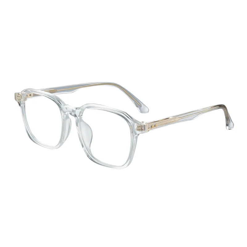 New Square Optical Frame Lightweight TR90 Retro Korean Stylish Eyewear for Unisex Myopia Spectacle Frame Wholesale Custom Logo