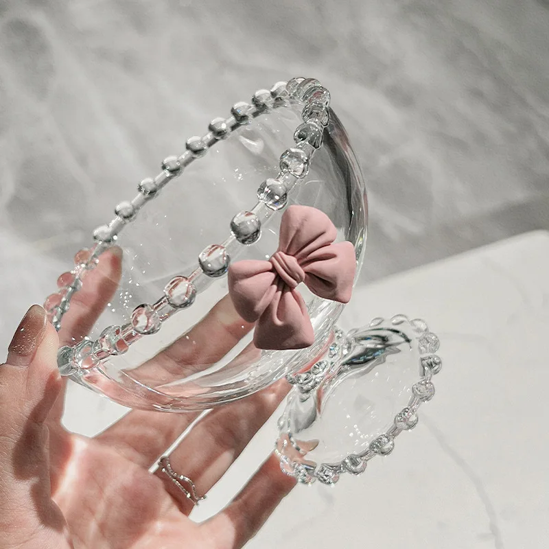 Nordic Lazzy Glass Ice Cream Cup Goblet Dessert Snack Yogurt Glass Bowl Champagne Tulip Clear Cup Wine Glasses Kawaii Cup