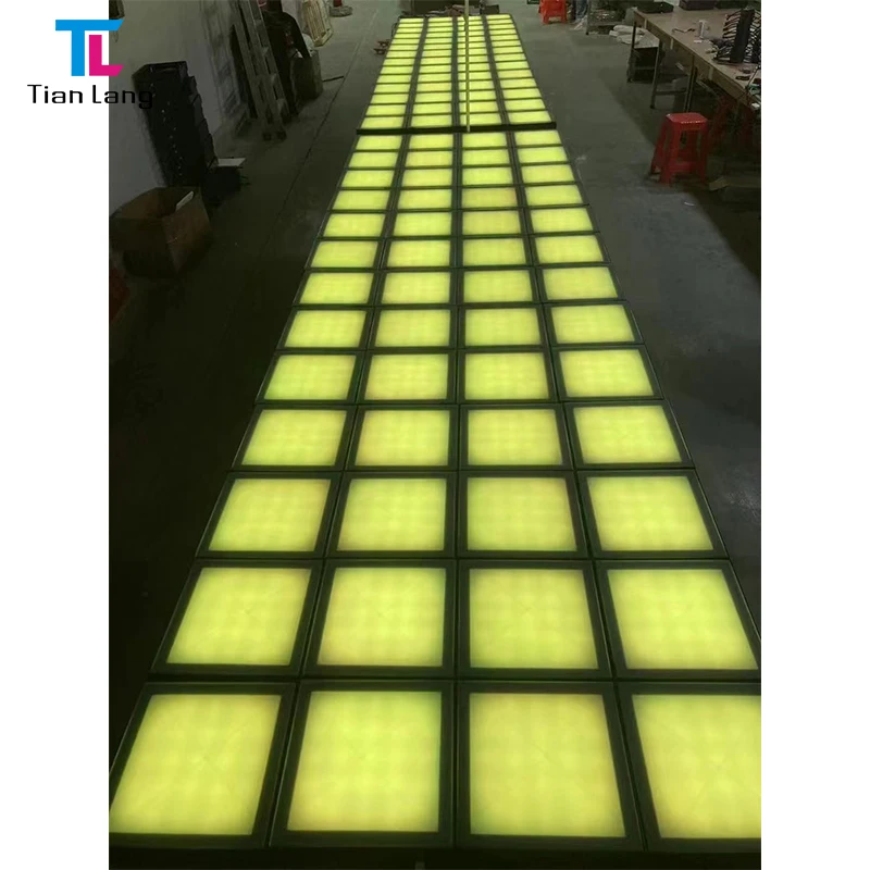 Outdoor 3D Mirror Abyss Led Dance Floor Light Up Wedding Party Stage Panels