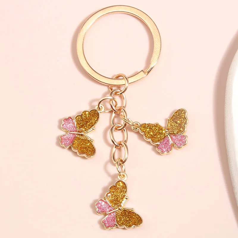 2024 Manufacturers Zinc Alloy Metal Key Ring Little Fragrant Violin Notes Keyboard Headphones Key Ornament Pendant Keychain