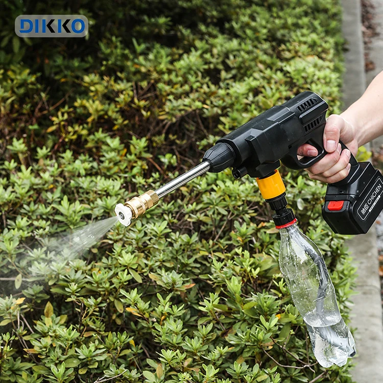 Портативная электрическая Беспроводная моечная машина высокого давления, 12 В, 24 В, портативный домашний беспроводной пистолет для мойки автомобилей с литиевым аккумулятором