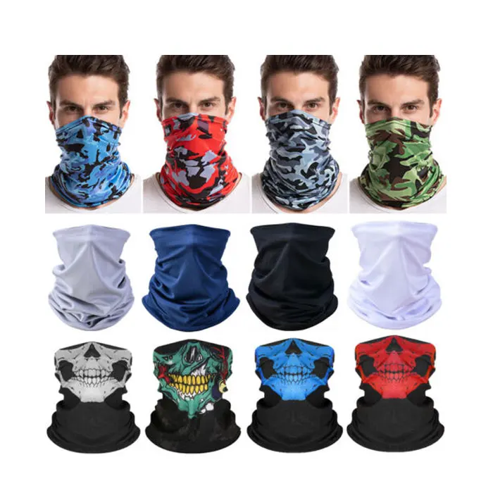 Fast Delivery Hot Selling Tube Bandanna Outdoor Sport Fishing Running Seamless Neck Mouth Protective Custom Bandana Scarf