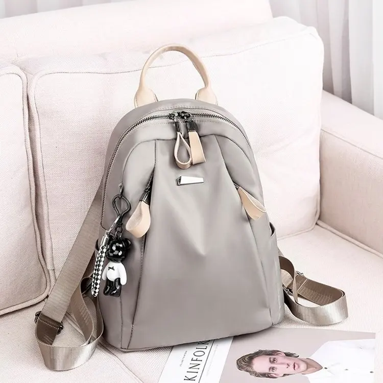 Manufacturers Wholesale Korean Style Fashion Custom Ladies Backpack Bag Oxford Women Backpack Bag Girl School Bag