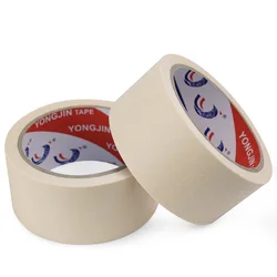 Car Painters Crepe Paper High Temperature Custom Printed Masking Tape Decorative Blue