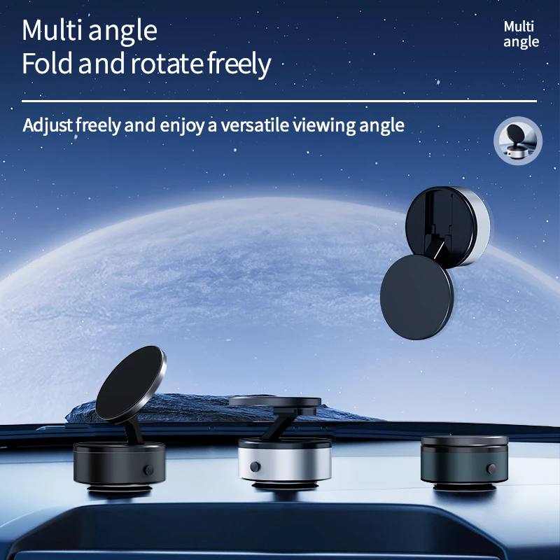 Magnetic On-Board Car Support Frame Air Outlet Stand Mobile Phone Navigation Bracket All Phone Metal Stand All Cell Phones Desk