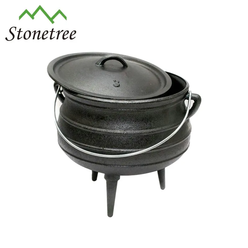 Южная Африка предварительно опытный чугун potjie горшок Охота