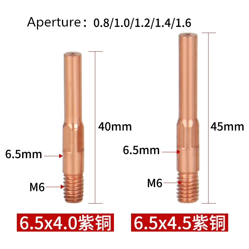 MIG Welding Torch Accessories for M6 Thread Contact Tip