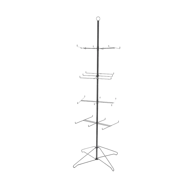 Rotating Shoe Rack Freestanding 4 Tiers Metal Shoe Rack Shoe Rack Storage Organizer Spinner Display Stand For Retail Store Shop
