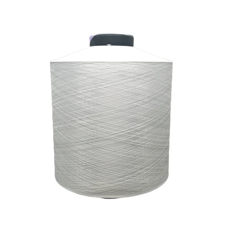 
Baichuan recycled knitting yarn DTY white color recycle yarn cones 