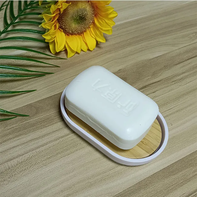 White bamboo safety products made of natural materials soap case box bar boxing soap boxes