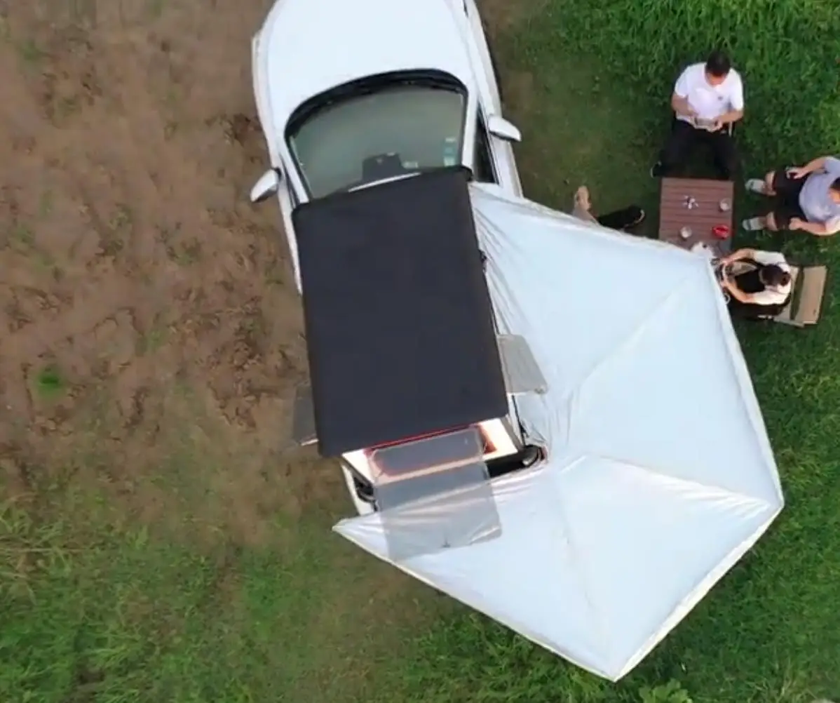 2 person auto folding rooftop tent aluminum roof tent top hard shell outdoor camping roof top hard shell car tent